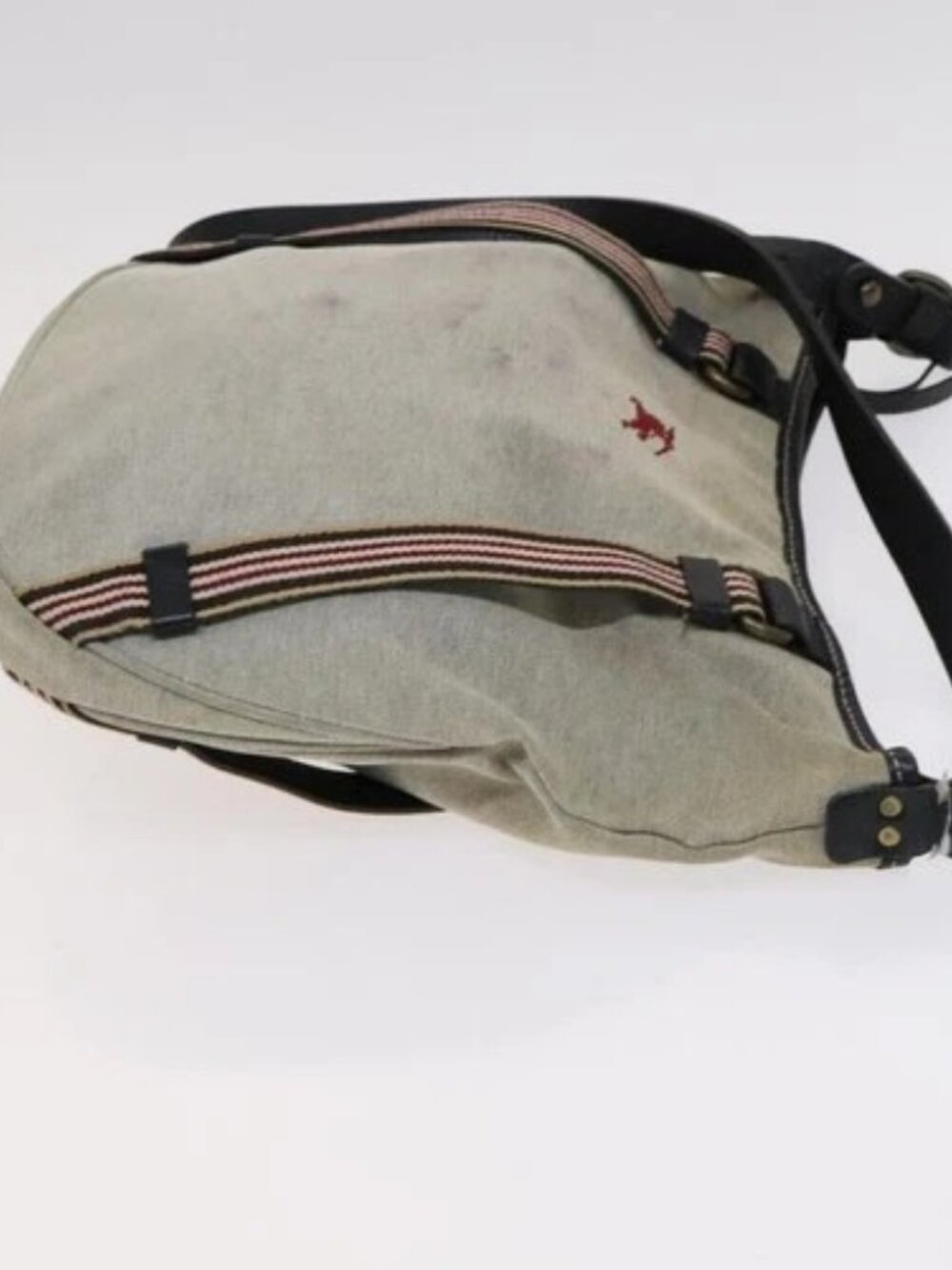 BURBERRY Nova Check Blue Label Shoulder Bag Canvas 2 Set Beige Gray Auth bs21820 - Picture 4 of 15